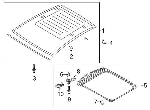 2014 Ford C-Max Sunroof Diagram