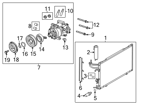 2013 Ford Fiesta Switches & Sensors Diagram