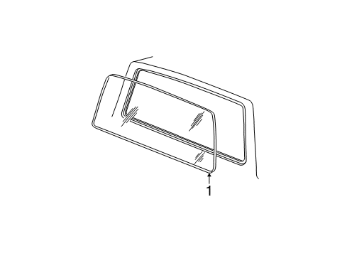 2005 Ford F-150 Back Glass Diagram 4 - Thumbnail