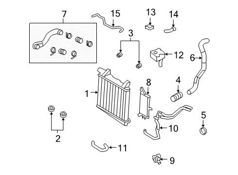 2010 Ford F-250 Super Duty Intercooler, Fuel Delivery Diagram