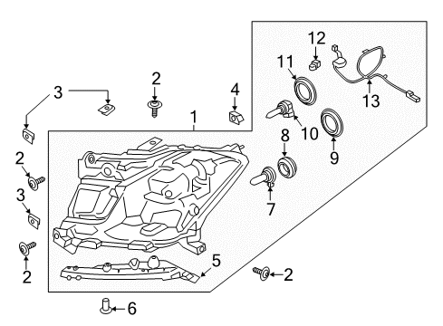 2021 Ford Expedition Bulbs Diagram 2 - Thumbnail