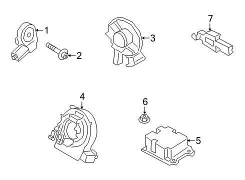 2021 Lincoln Corsair Air Bag Components Diagram 2 - Thumbnail