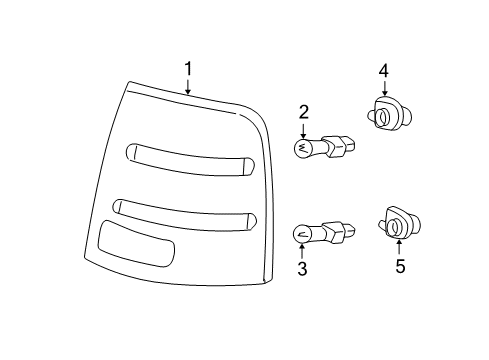 2003 Ford Expedition Combination Lamps Diagram