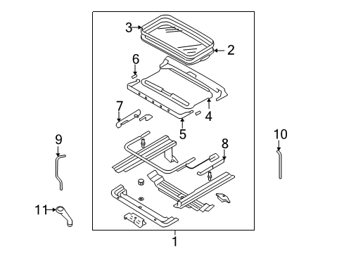 2001 Ford Focus Sunroof Diagram