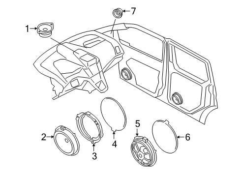 2022 Ford Transit Connect Sound System Diagram 2 - Thumbnail