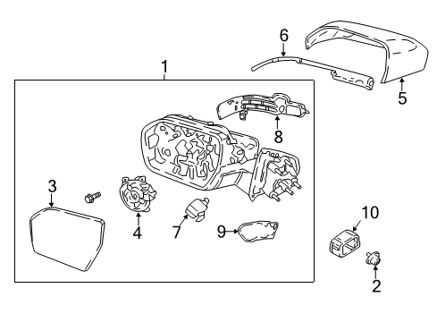 2018 Lincoln Navigator Mirrors, Electrical Diagram 2 - Thumbnail