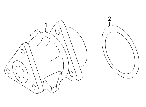 2007 Mercury Mariner Water Pump Diagram 2 - Thumbnail