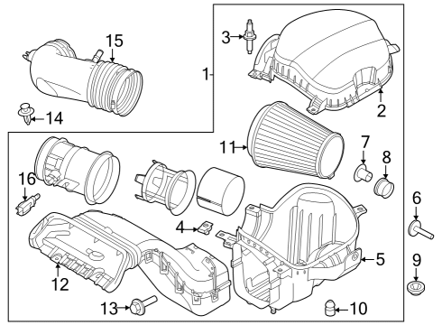 2023 Ford F-150 Air Intake Diagram 4 - Thumbnail