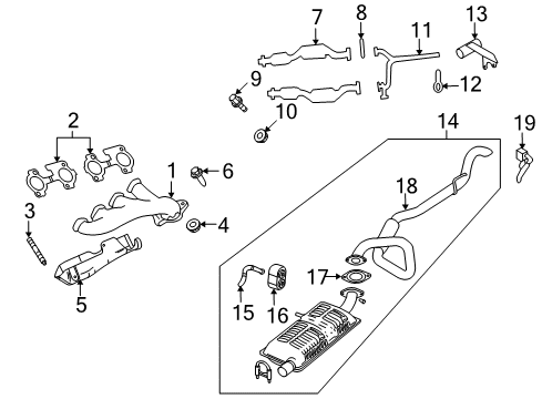 2004 Mercury Marauder Exhaust Manifold Diagram