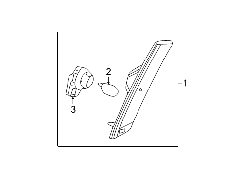 2011 Ford Fusion Side Marker Lamps Diagram 1 - Thumbnail