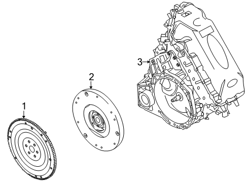 2011 Mercury Milan Transaxle Parts Diagram 1 - Thumbnail