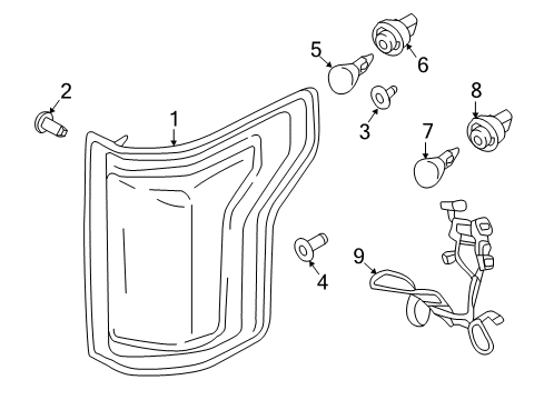 2015 Ford F-150 Bulbs Diagram 5 - Thumbnail