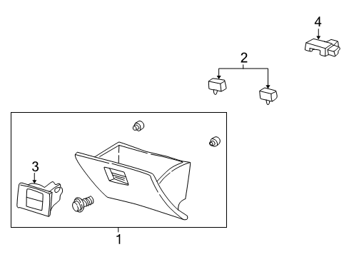 2008 Mercury Mountaineer Glove Box Diagram