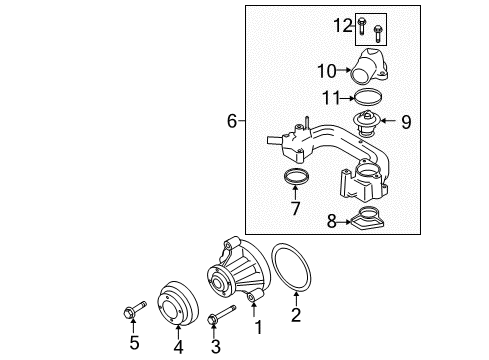 2009 Ford Explorer Water Pump Diagram 2 - Thumbnail