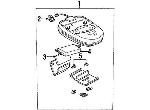 1997 Lincoln Continental Overhead Console Diagram