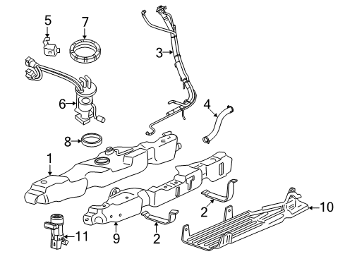 2008 Mercury Mountaineer Fuel Supply Diagram