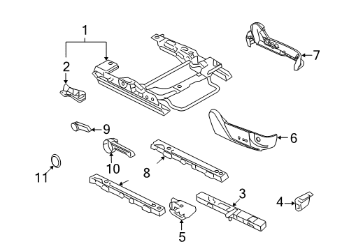 2011 Ford Fusion Shield Diagram for 6E5Z-5462126-AA