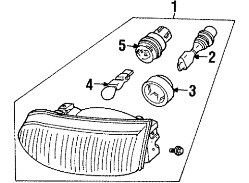 2001 Mercury Villager Headlamps Diagram