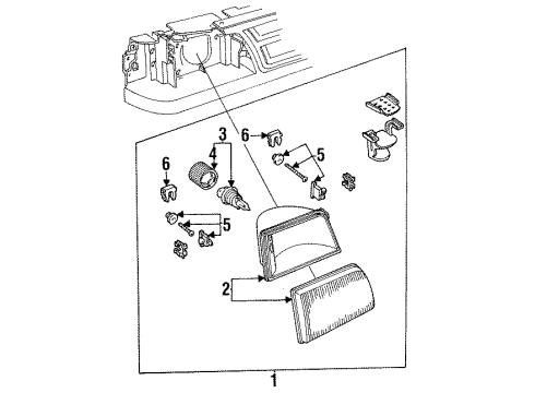 1997 Ford Ranger Bulbs Diagram