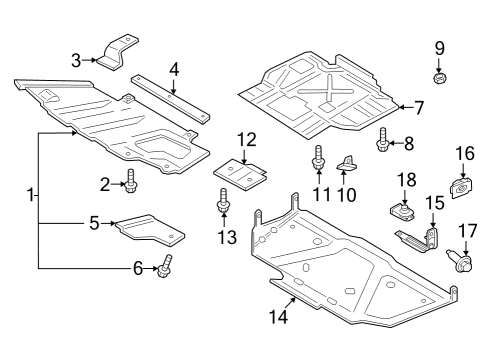 2023 Ford F-150 Bumper & Components - Front Diagram 2 - Thumbnail