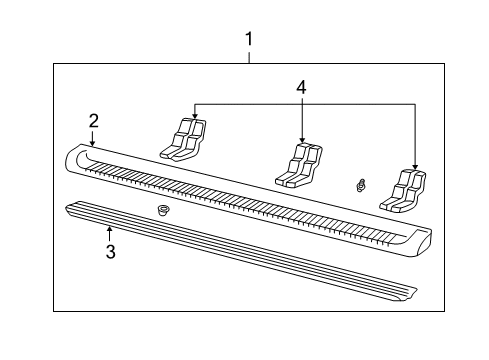 2005 Ford Expedition Running Board Diagram 1 - Thumbnail