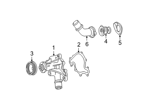 2005 Ford F-150 Water Pump Diagram 1 - Thumbnail