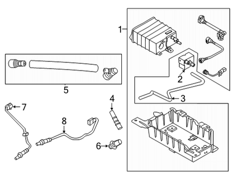 2020 Ford Mustang Emission Components Diagram 3 - Thumbnail