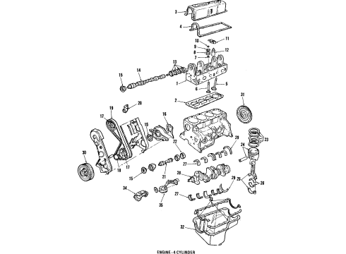 1985 Ford Mustang Distributor Diagram 2 - Thumbnail