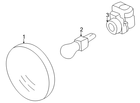 2003 Ford Thunderbird Wire Assembly Diagram for 1U2Z-14S411-BDB