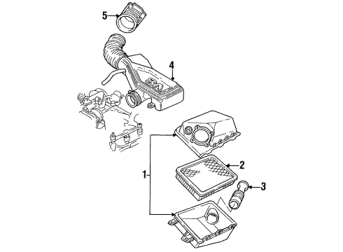 1994 Lincoln Town Car Air Intake Diagram