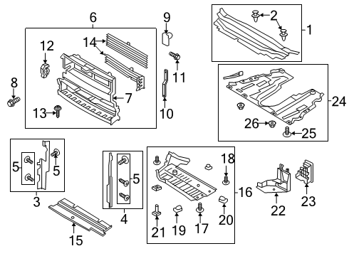 2017 Ford Fusion Actuator - Temperature Control Diagram for HS7Z-10884-A