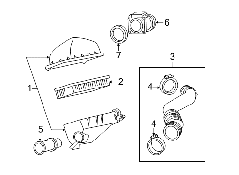 2005 Ford Crown Victoria Filters Diagram 1 - Thumbnail