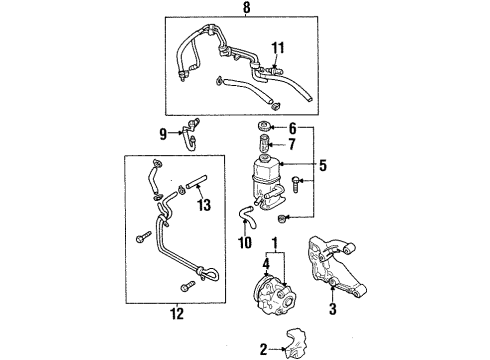 2000 Ford Escort Coil - Cooling Diagram for F8CZ-3D746-AA