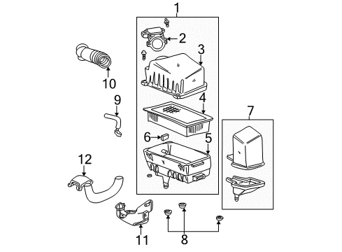 2002 Ford Focus Hose - Connecting Diagram for YS4Z-6A664-AB