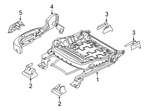 2014 Ford Police Interceptor Sedan Tracks & Components Diagram 2 - Thumbnail