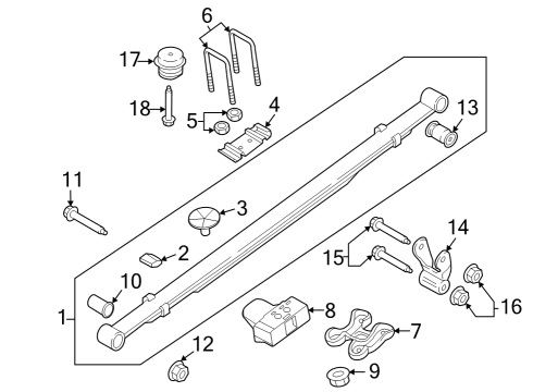 2018 Ford F-150 Rear Suspension Diagram 2 - Thumbnail