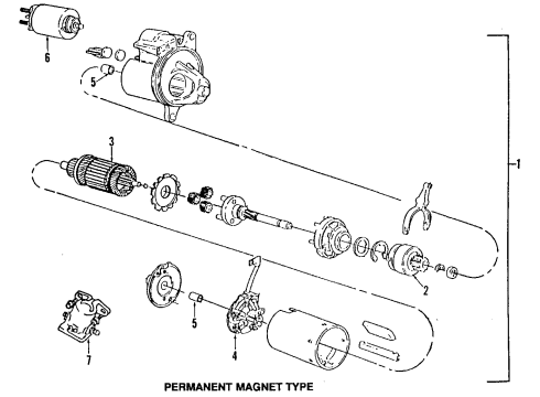 1993 Ford Thunderbird Starter Diagram