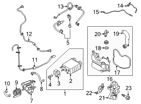 2018 Ford C-Max EGR System Diagram