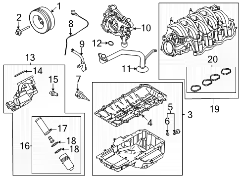 2020 Ford Mustang Senders Diagram 4 - Thumbnail