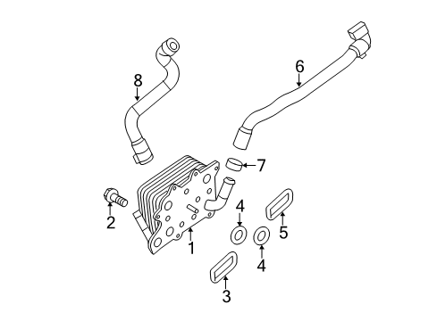 2015 Ford F-350 Super Duty Oil Cooler Diagram