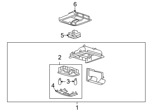 2007 Lincoln MKX Sunroof Diagram