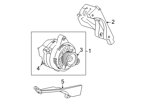 2000 Mercury Sable Pulley Diagram for YF1Z-10344-AA