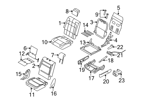 2009 Ford Flex Heated Seats Diagram 2 - Thumbnail