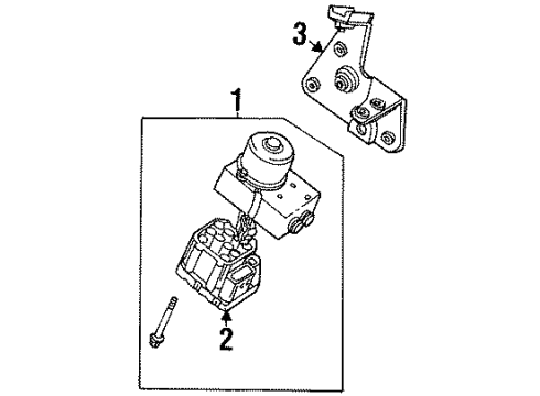 2001 Lincoln Continental Anti-Lock Brakes Diagram 1 - Thumbnail