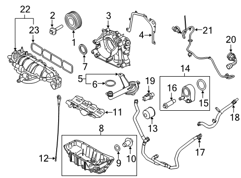 2016 Ford Transit Connect Element Assy - Air Cleaner Diagram for CJ5Z-9601-A