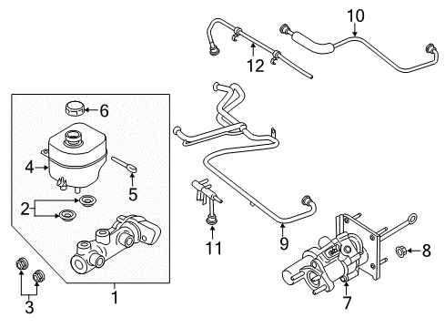 2017 Ford F-250 Super Duty Dash Panel Components Diagram 3 - Thumbnail