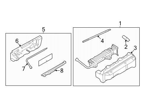 2023 Ford E-Transit Jack & Components Diagram 2 - Thumbnail