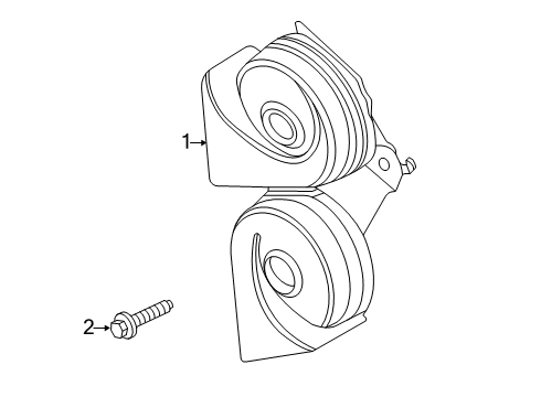 2023 Lincoln Aviator Horn Diagram