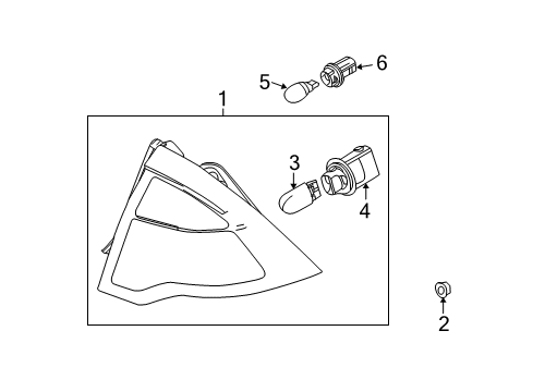 2011 Ford Fusion Bulbs Diagram 8 - Thumbnail