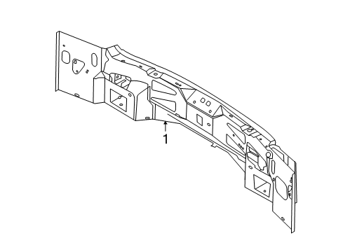 2012 Ford Edge Rear Body Diagram